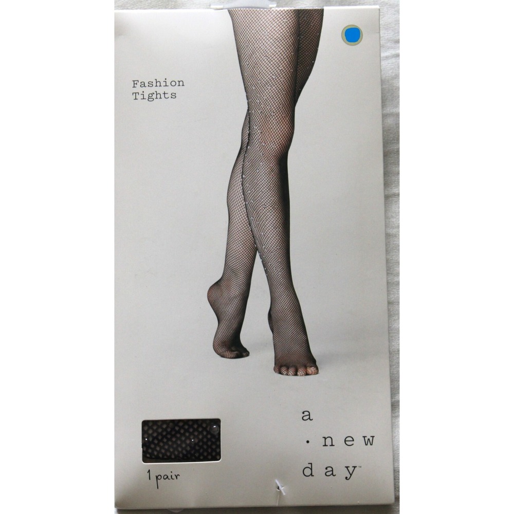 A New Day Fashion Tights Size M/L Color Black